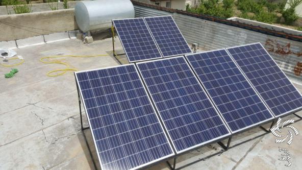 آموزش نصب پرژکتور خورشیدی